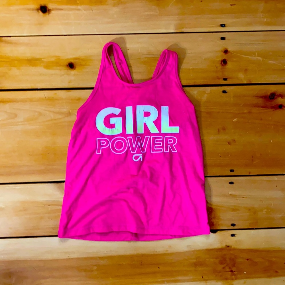 Pink glow in the dark no sleeve top